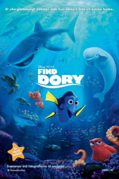 Pixar Animation Studios - Find Dory - dansk tale - 3 D